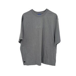 FC Schalke 04 Organic Cotton T Shirt M Gray Glück Auf Soccer Club Streetwear